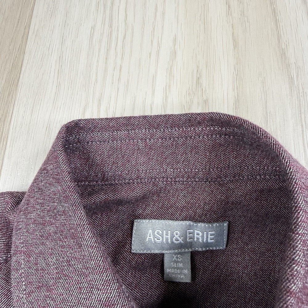 Ash & Erie Button Down Shirts Pockets Long Sleeve Standard Fit Size XS Lot Of 2 - Picture 3 of 15
